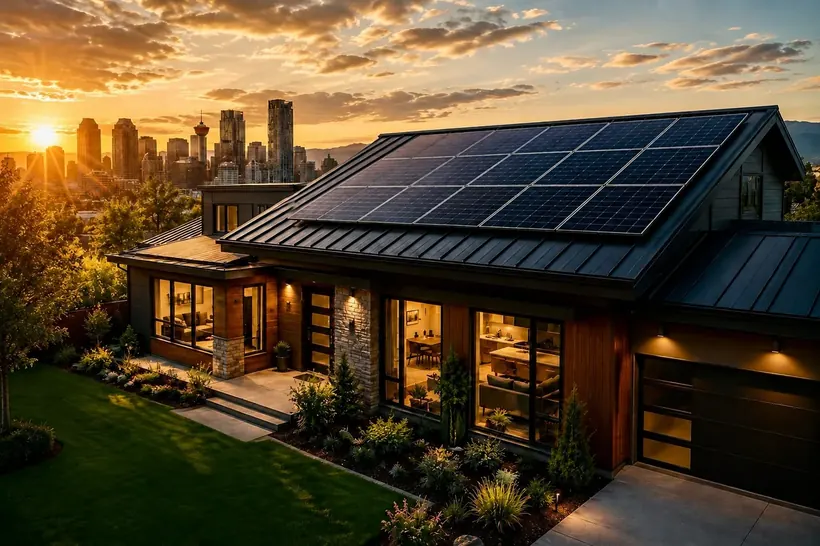 Rooftop solar panels